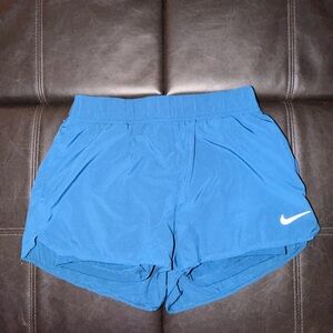 Nike Women's Vibrant Blue Athletic Shorts